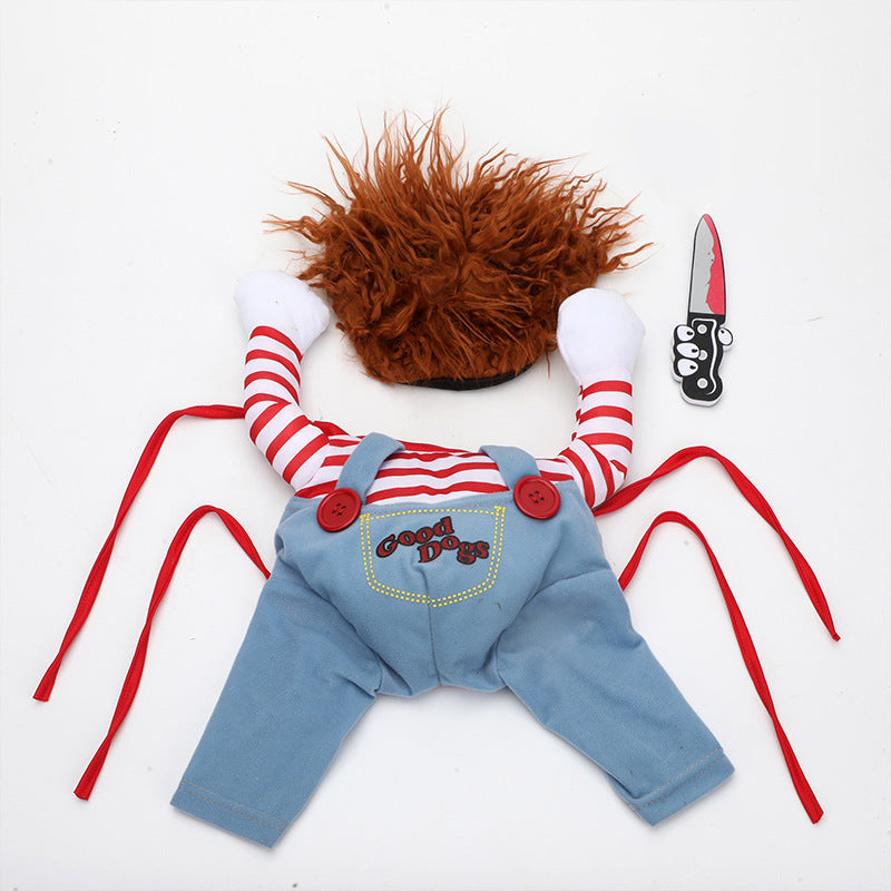 Spooky & Cute!  Adjustable Halloween Pet Costume – Perfect for Parties & Photos!